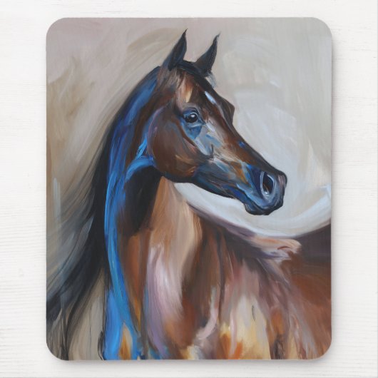 Arabian Horse Painting Mousepad (Vorne)