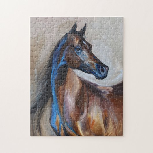 Arabian Horse Painting Puzzle (Vertikal)