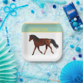 Arabian Horse Picnic Pappteller (Party)