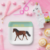 Arabian Horse Picnic Pappteller (Party)