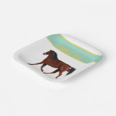 Arabian Horse Picnic Pappteller (Gewinkelt)