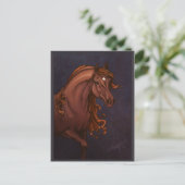 Arabian Horse Postcard Postkarte (Stehend Vorderseite)