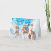 ARABIAN HORSE WINTER-SCHWANZ KARTE (Vorderseite)