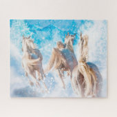ARABIAN HORSES WINTER SCHWANZ PUZZLE (Horizontal)