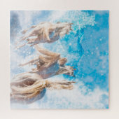 ARABIAN HORSES WINTER SCHWANZ PUZZLE (Horizontal)