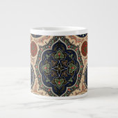 Arabian Intricate Retro Muster Jumbo-Tasse (Vorderseite)