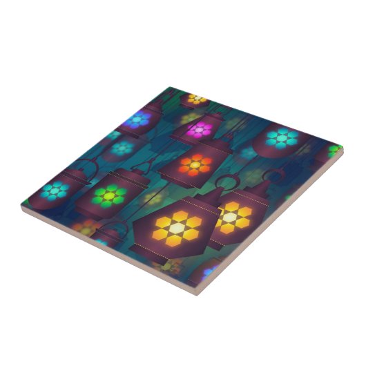 Arabian Lanterns Nahost Design Fliese (Seite)