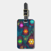 Arabian Lanterns Nahost-Design Gepäckanhänger (Vorderseite vertikal)