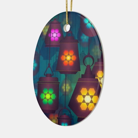Arabian Lanterns Nahost-Design Keramik Ornament (Links)