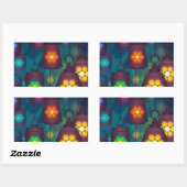 Arabian Lanterns Nahost-Design Rechteckiger Aufkleber (Blatt)