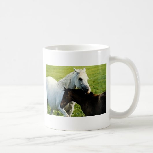 Arabian Mare and Foal Tasse (Rechts)