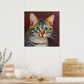 Arabian Mau Cat Poster (Küche)