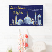 Arabian Nights Birthday Banners Banner (Insitu)