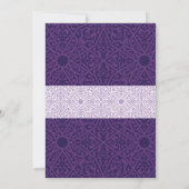 Arabian Nights Brautparty Dinner Party Marokkanisc Einladung (Rückseite)