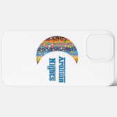 Arabian Nights Crescent Moon Star Design Case-Mate iPhone Hülle (Rückseite (Horizontal))