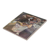 Arabian Nights Exotic Bly Dancer mit Scarves Fliese (Seite)