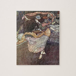 Arabian Nights Exotic Bly Dancer mit Scarves Puzzle