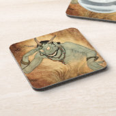 Arabian Nights Genie von Edmund Dulac Getränkeuntersetzer (Linke Seite)