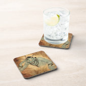 Arabian Nights Genie von Edmund Dulac Getränkeuntersetzer (Rechte Seite)