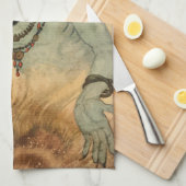 Arabian Nights Genie von Edmund Dulac Handtuch (Viertel Falte)