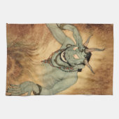 Arabian Nights Genie von Edmund Dulac Handtuch (Horizontal)