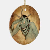 Arabian Nights Genie von Edmund Dulac Keramik Ornament (Rechts)