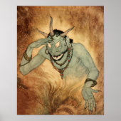 Arabian Nights Genie von Edmund Dulac Poster (Vorne)