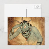 Arabian Nights Genie von Edmund Dulac Postkarte (Vorne/Hinten)