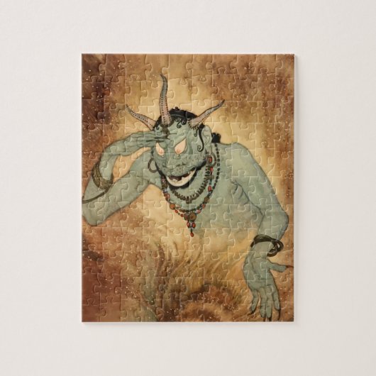 Arabian Nights Genie von Edmund Dulac Puzzle (Vertikal)