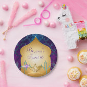 Arabian Nights Gold Magic Lamp Party Pappteller (Party)