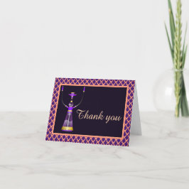 Arabian Nights Hookah Danke Note Card