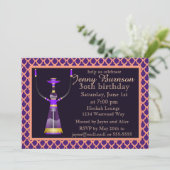 Arabian Nights Hookah Party Einladung (Stehend Vorderseite)