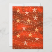 Arabian Nights Orange Einladung (Rückseite)