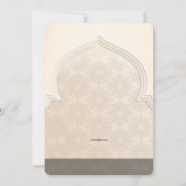 Arabian Nights Party Einladung (Rückseite)