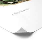 Arabian Oryx Poster (Ecke)