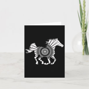 Arabian Pferd Reiten Ausdauerrennen Pony Geschenk Karte