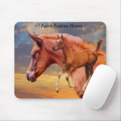 Arabian Pferde Sunrise Mousepad (Mit Mouse)