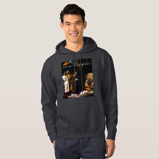 Arabian poem art hoodie (Vorne ganz)