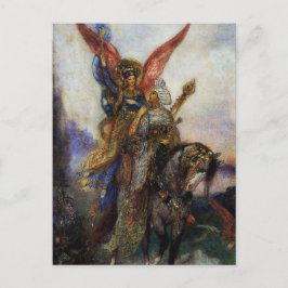 "Arabian Poet" Angel Art von Gustave Moreau Postkarte