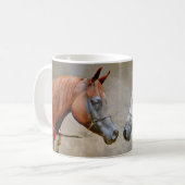 Arabian Show Horse Coffee Tasse (Vorderseite Links)
