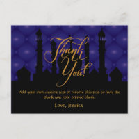 Arabian Themed Danke Cards