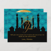 Arabian Themed Danke Cards Postkarte (Vorne/Hinten)
