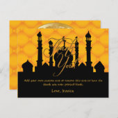Arabian Themed Danke Cards Postkarte (Vorne/Hinten)