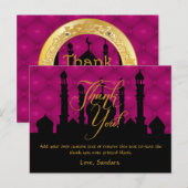 Arabian Themed Danke Cards Postkarte (Vorne/Hinten)