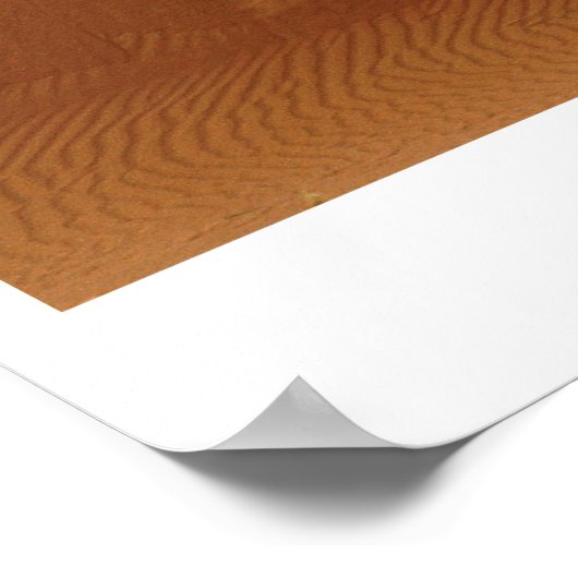 Arabian über Sand Dune Poster (Ecke)