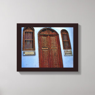 Arabian Wood Art Leinwanddruck