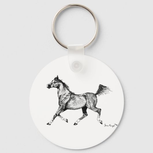 Arabianischer Pointillismus Schlüsselanhänger (Vorderseite)