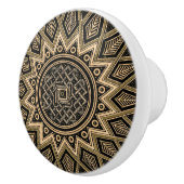 Arabianisches Retromuster Keramikknauf (Rechts)