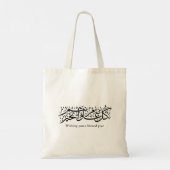  Arabic Calligraphy Elegant Ramadan & Eid gift Tragetasche (Rückseite)