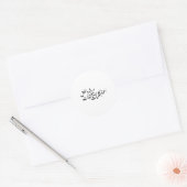 Arabic Calligraphy Islamic Art –islamic protection Runder Aufkleber (Umschlag)